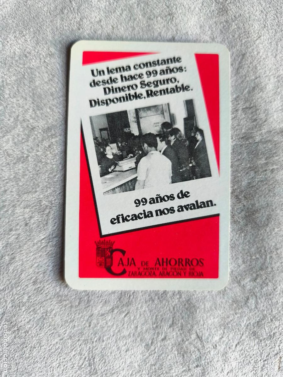 Collezionismo Calendari: CALENDARIO FOURNIER 1975 CAJA DE AHORROS DE ZARAGOZA, ARAGON Y RIOJA