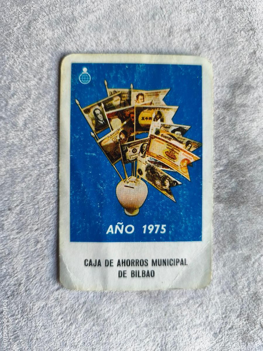 Collezionismo Calendari: CALENDARIO FOURNIER 1975 CAJA DE AHORROS MUNICIPAL DE BILBAO