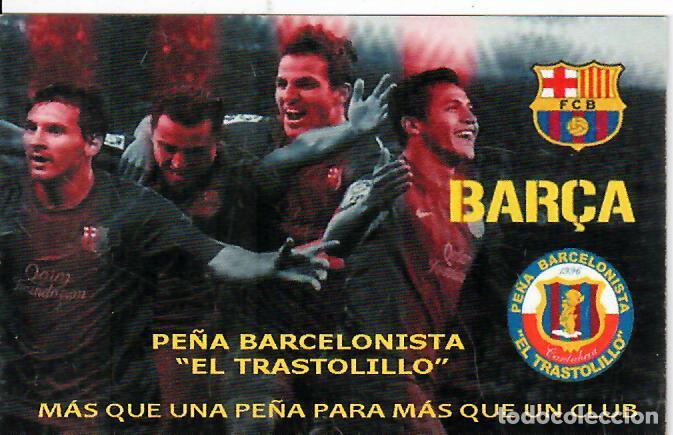 Coleccionismo Calendarios: CALENDARIO PUBLICITARIO - 2013 - PE&Ntilde;A BARCELONISTA EL TRASTOLILLO - SANTANDER - F.C. BARCELONA
