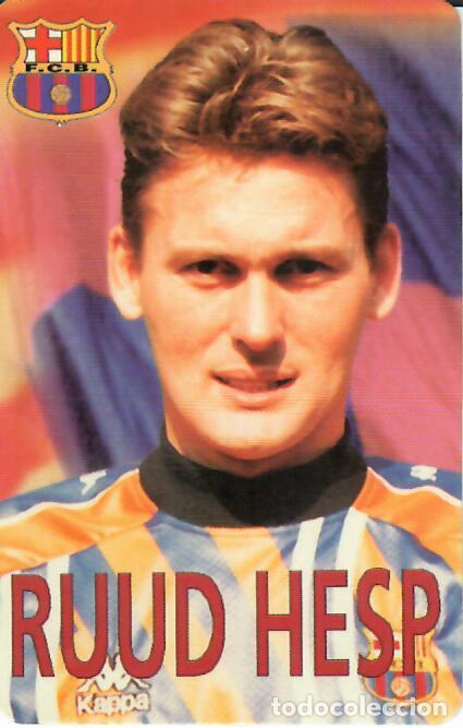 Coleccionismo Calendarios: CALENDARIO DE PUBLICIDAD F&Uacute;TBOL - A&Ntilde;O 1998 - FC BARCELONA - RUUD HESP