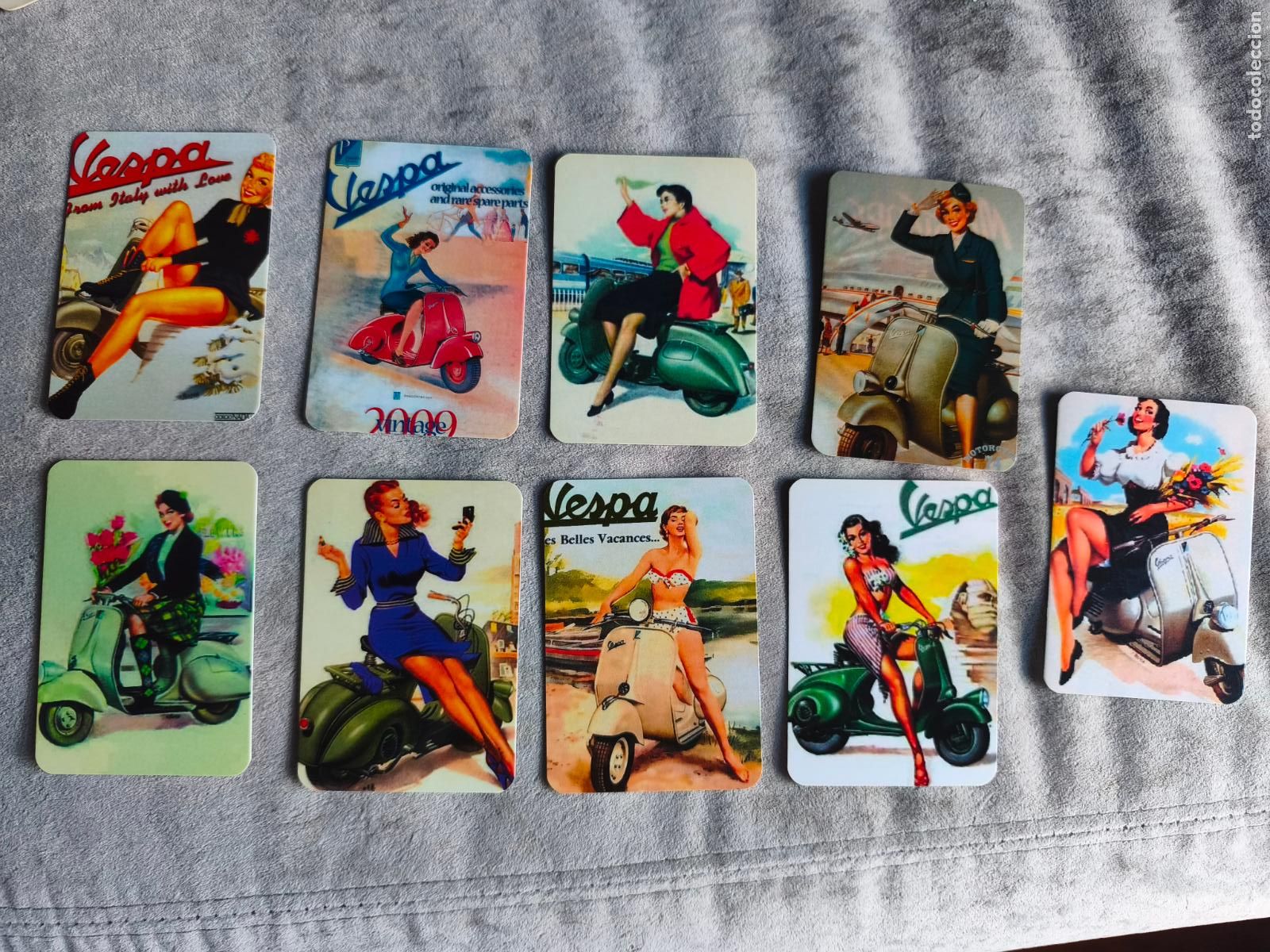 Collectionnisme Calendriers: LOTE 9 CALENDARIOS 2017 VESPA - AMIGOS COLECIONISTAS DE CALENDARIOS DE BOLSILLO