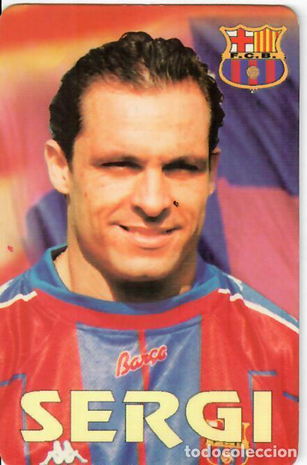 Collectionnisme Calendriers: CALENDARIO DE PUBLICIDAD F&Uacute;TBOL - A&Ntilde;O 1998 - FC BARCELONA - SERGI