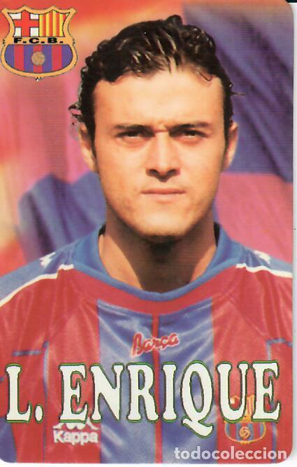 Coleccionismo Calendarios: CALENDARIO DE PUBLICIDAD F&Uacute;TBOL - A&Ntilde;O 1998 - FC BARCELONA - LUIS ENRIQUE