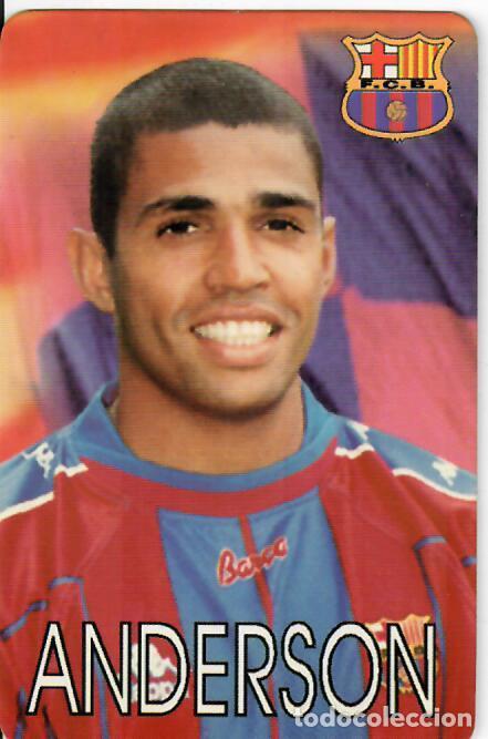 Coleccionismo Calendarios: CALENDARIO DE PUBLICIDAD F&Uacute;TBOL - A&Ntilde;O 1998 - FC BARCELONA - ANDERSON