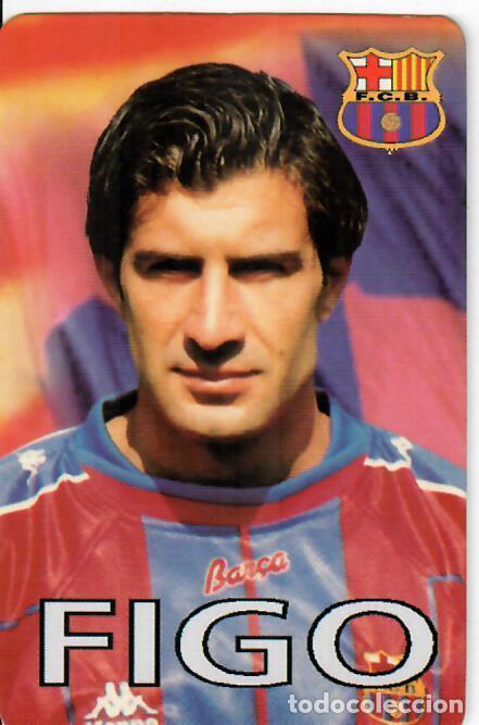Coleccionismo Calendarios: CALENDARIO DE PUBLICIDAD F&Uacute;TBOL - A&Ntilde;O 1998 - FC BARCELONA - FIGO