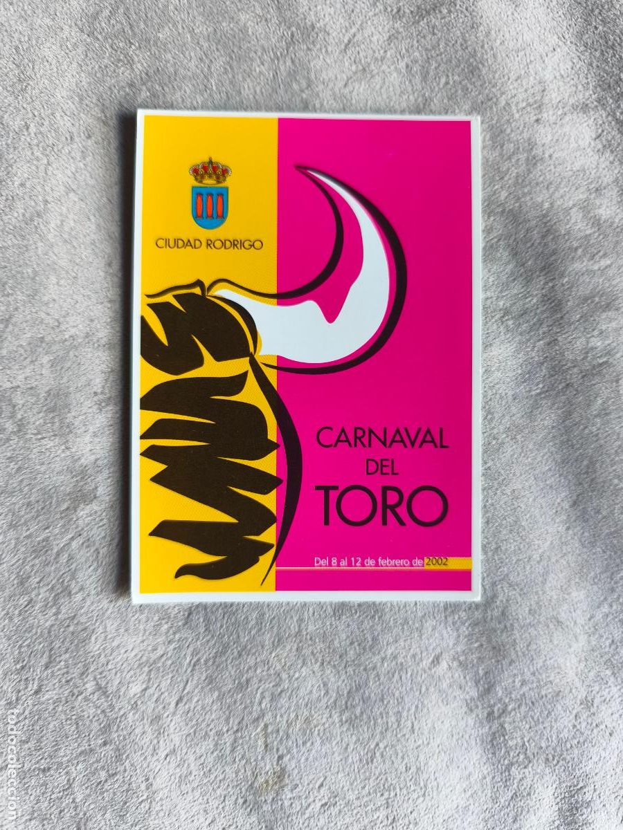 Coleccionismo Calendarios: CALENDARIO 2002 CARNAVAL DEL TORO - CIUDAD RODRIGO