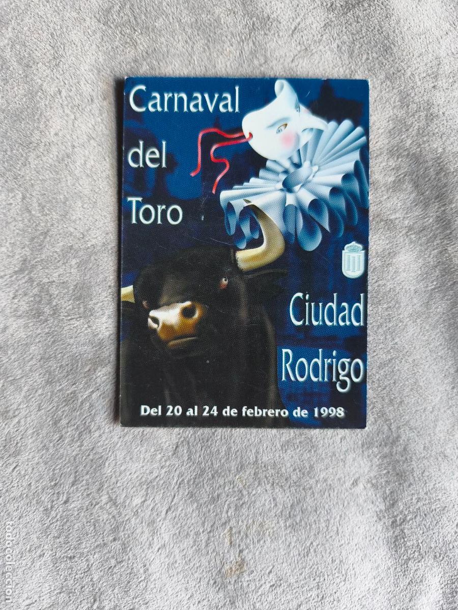 Coleccionismo Calendarios: CALENDARIO 1998 CARNAVAL DEL TORO - CIUDAD RODRIGO