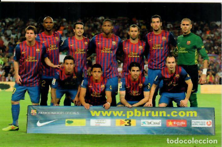Collezionismo Calendari: CALENDARIO DE PUBLICIDAD F&Uacute;TBOL - A&Ntilde;O 2012 - PE&Ntilde;A BARCELONISTA DE IR&Uacute;N