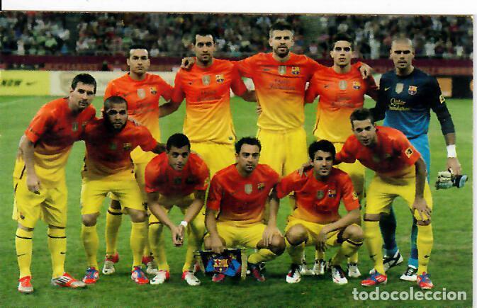 Collezionismo Calendari: CALENDARIO DE PUBLICIDAD F&Uacute;TBOL - A&Ntilde;O 2013 - PE&Ntilde;A BARCELONISTA DE IR&Uacute;N
