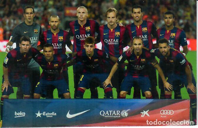 Coleccionismo Calendarios: CALENDARIO DE PUBLICIDAD F&Uacute;TBOL - A&Ntilde;O 2015 - PE&Ntilde;A BARCELONISTA DE IR&Uacute;N