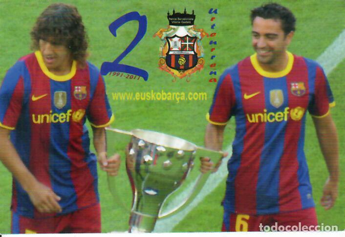 Coleccionismo Calendarios: CALENDARIO DE PUBLICIDAD F&Uacute;TBOL - A&Ntilde;O 2011 - PENYA BARCELONISTA DE VITORIA GASTEIZ