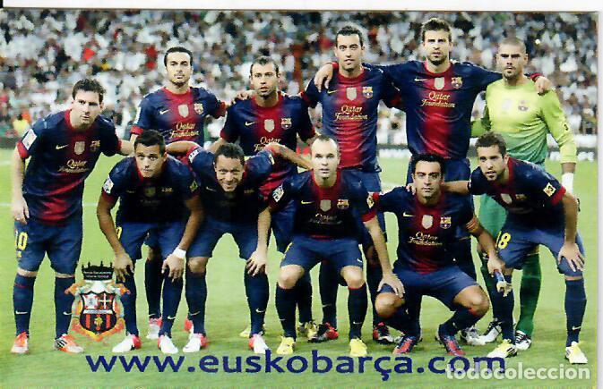 Coleccionismo Calendarios: CALENDARIO DE PUBLICIDAD F&Uacute;TBOL - A&Ntilde;O 2013 - PENYA BARCELONISTA DE VITORIA GASTEIZ