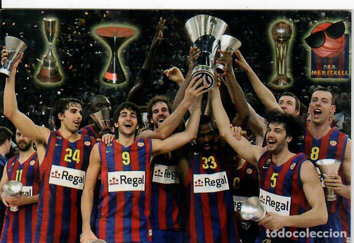 Coleccionismo Calendarios: CALENDARIO DE PUBLICIDAD BALONCESTO - A&Ntilde;O 2011 - PENYA BLAUGRANA MERITXELL