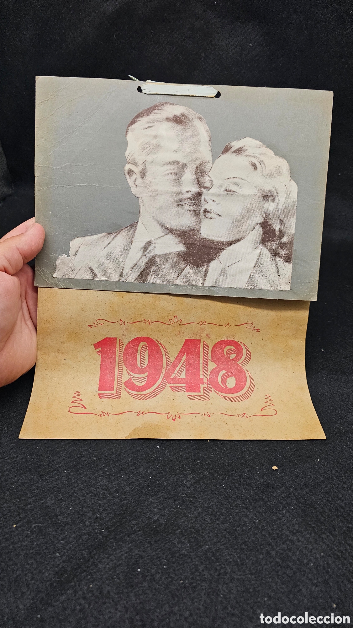 Sammeln von Kalendern: Antiguo calendario 1948