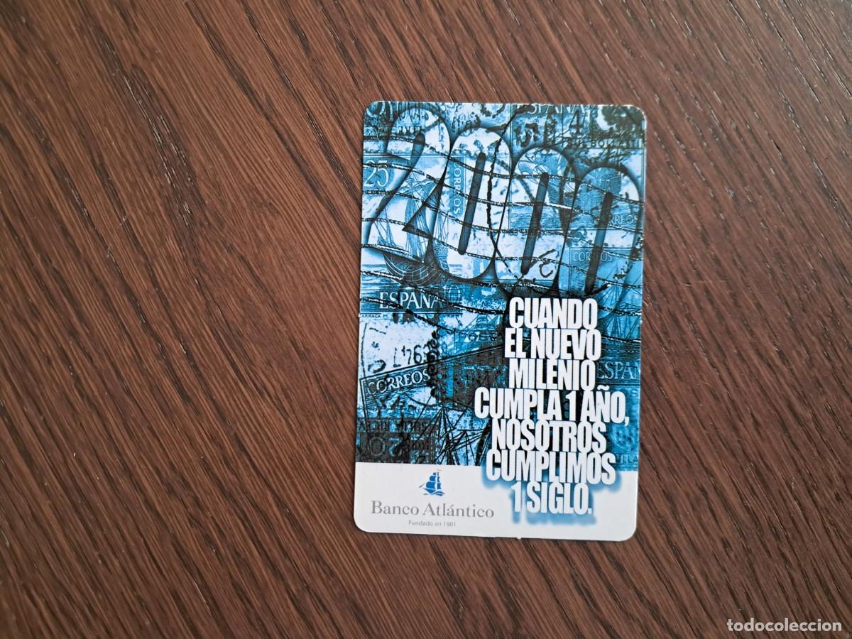Coleccionismo Calendarios: calendario de publicidad, banco atl&aacute;ntico, a&ntilde;o 2000.