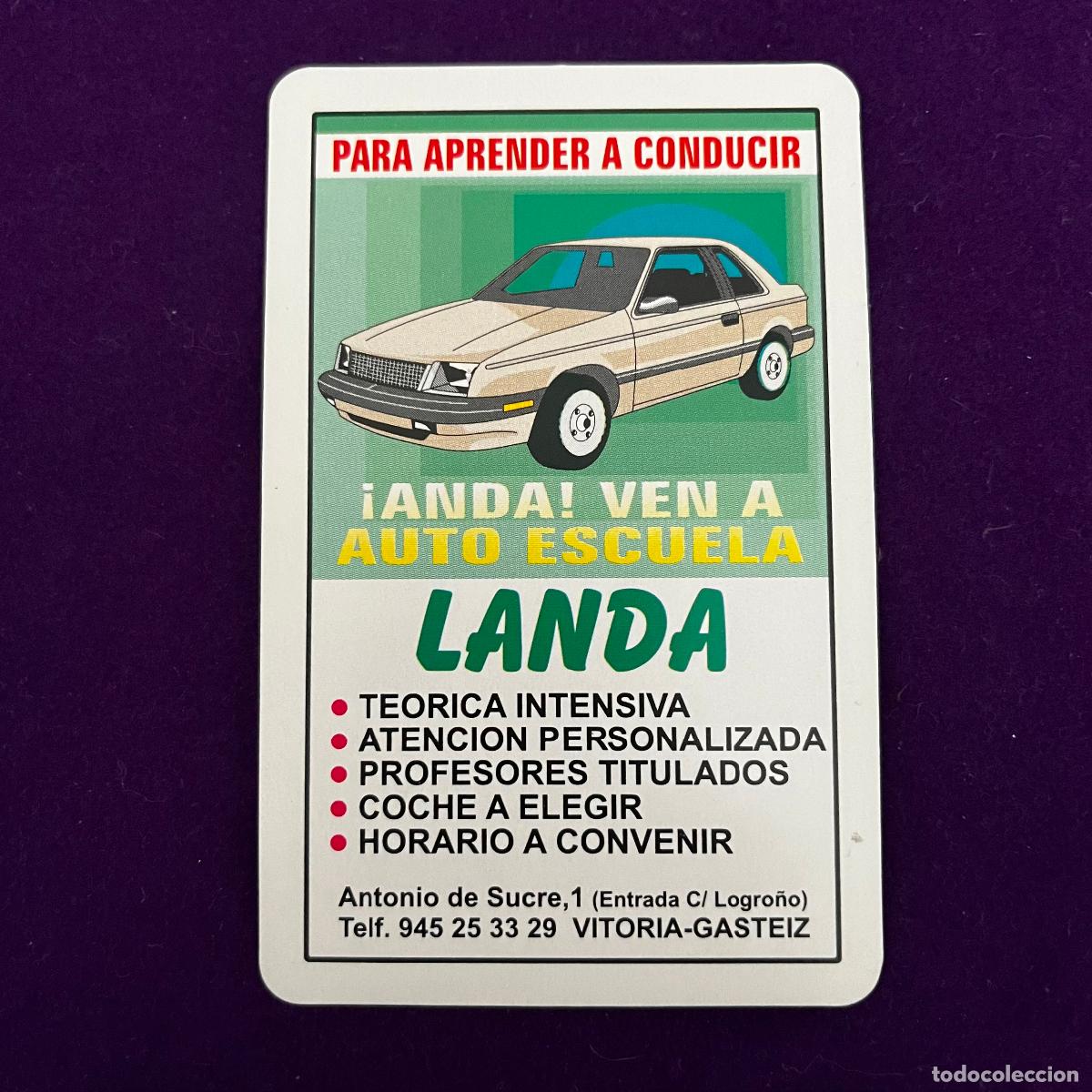 Collezionismo Calendari: CALENDARIO FOURNIER. AUTO ESCUELA LANDA VITORIA. 1999.