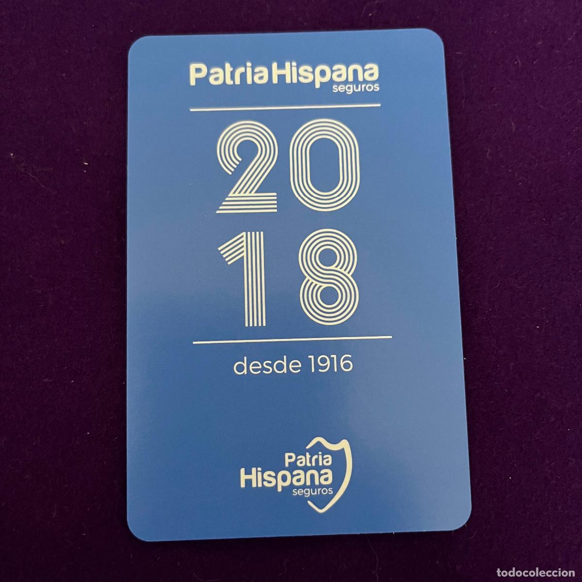 Colecionismo Calend&aacute;rios: CALENDARIO FOURNIER. LA PATRIA HISPANA. 2018.