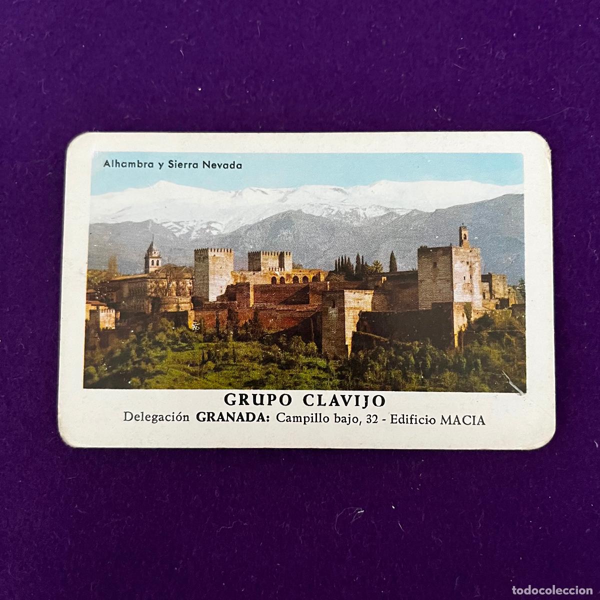 Collectables Calendars: CALENDARIO FOURNIER. GRUPO CLAVIJO GRANADA. 1972.