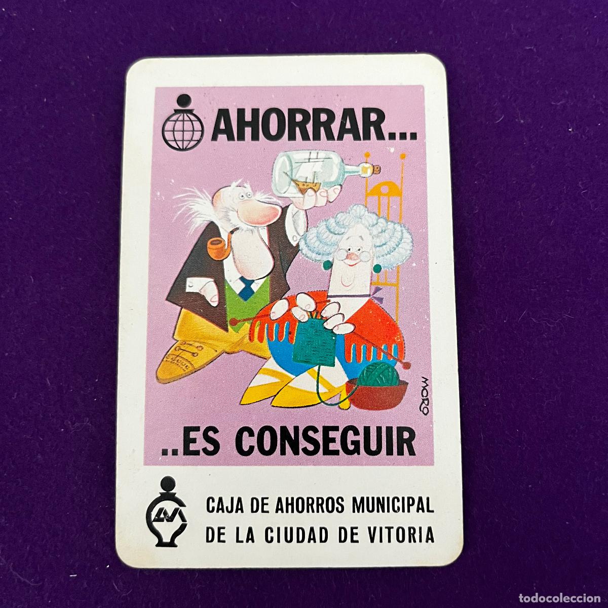 Collezionismo Calendari: CALENDARIO FOURNIER. CAJA DE AHORROS MUNICIPAL DE VITORIA. 1980.
