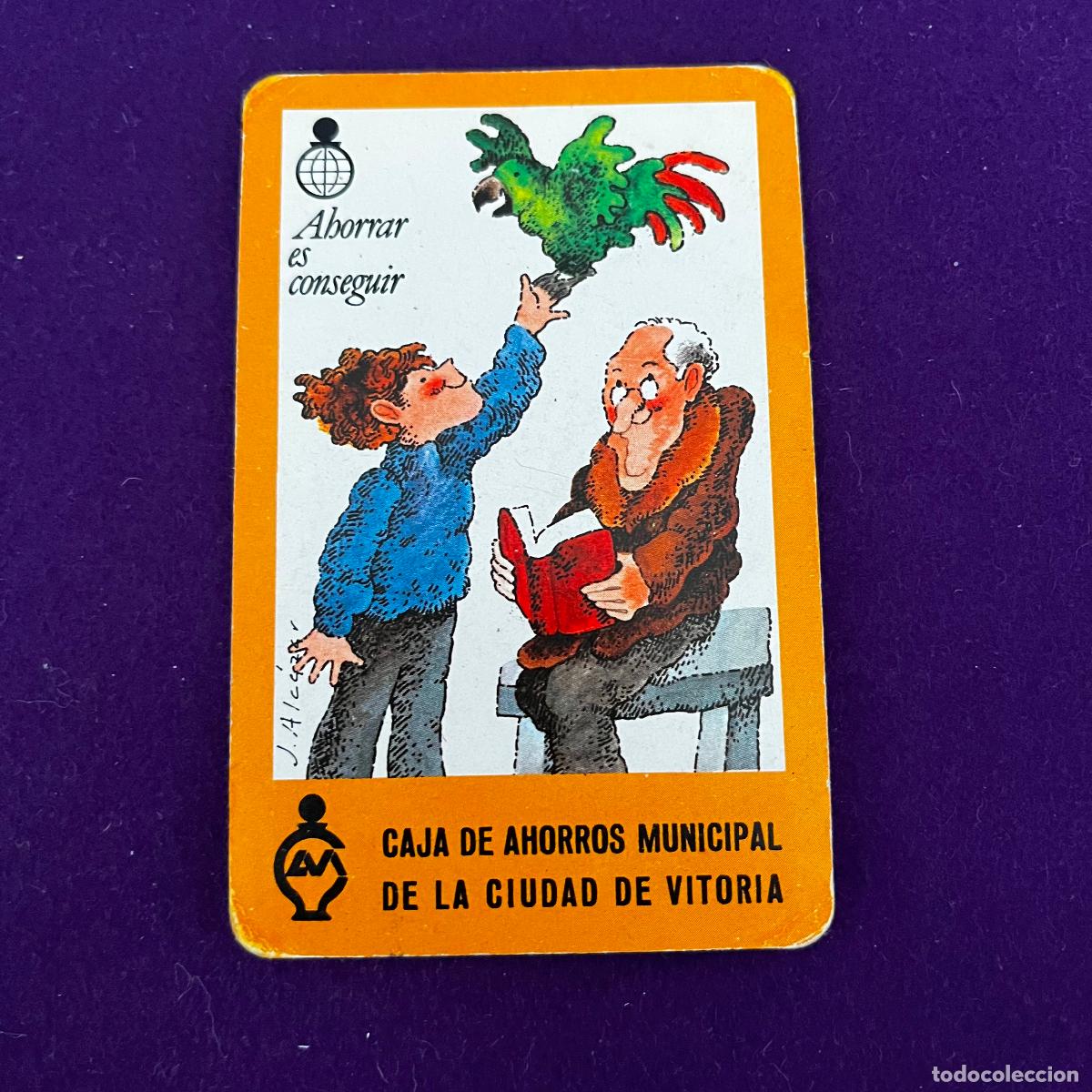 Colecionismo Calend&aacute;rios: CALENDARIO FOURNIER. CAJA DE AHORROS MUNICIPAL DE VITORIA. 1981.