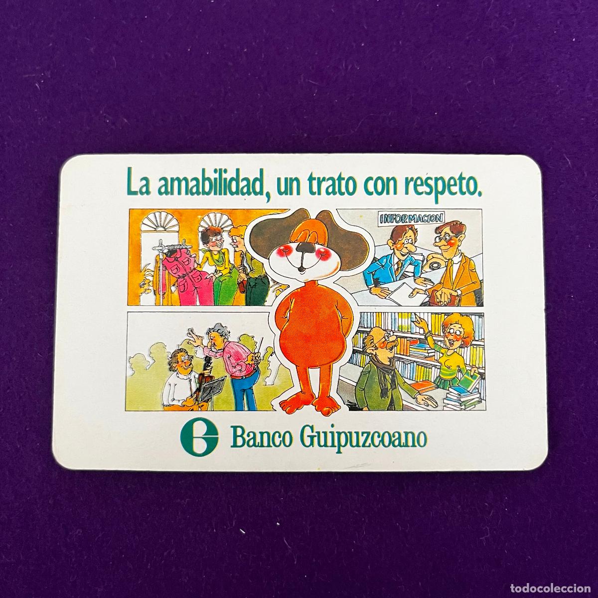 Coleccionismo Calendarios: CALENDARIO FOURNIER. BANCO GUIPUZCOANO. 1984.