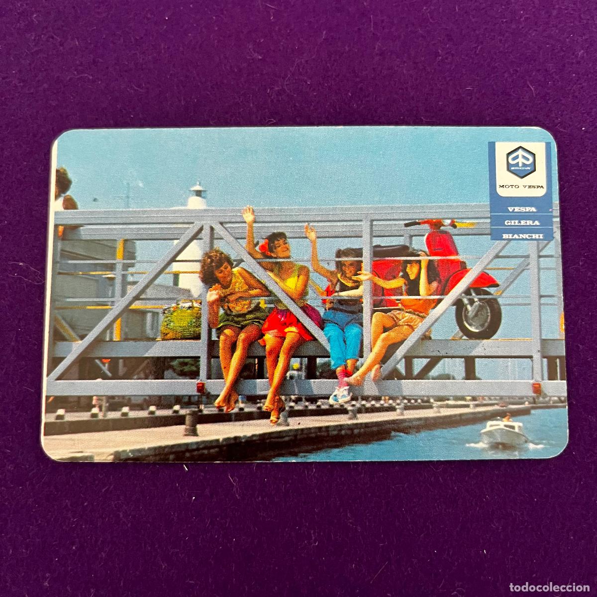 Coleccionismo Calendarios: CALENDARIO FOURNIER. MOTO VESPA. 1984.