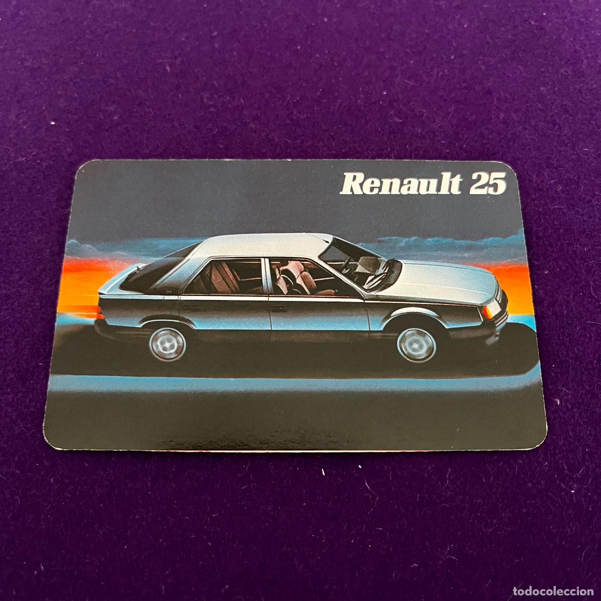 Collezionismo Calendari: CALENDARIO FOURNIER. RENAULT 25. 1985.