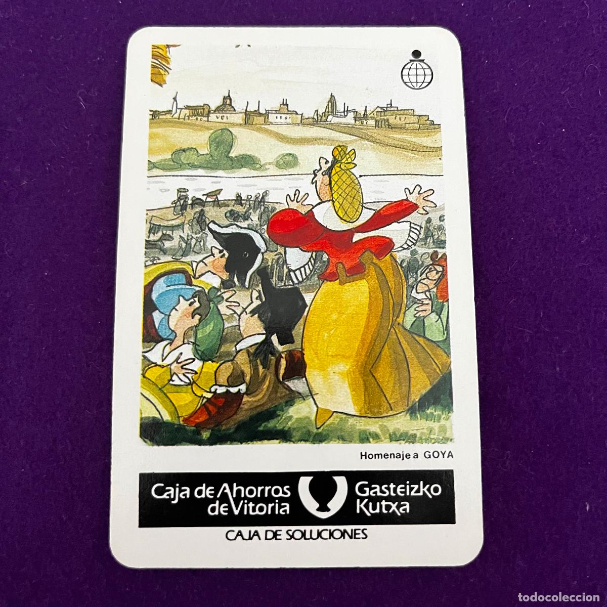 Coleccionismo Calendarios: CALENDARIO FOURNIER. CAJA DE AHORROS DE VITORIA. 1989.