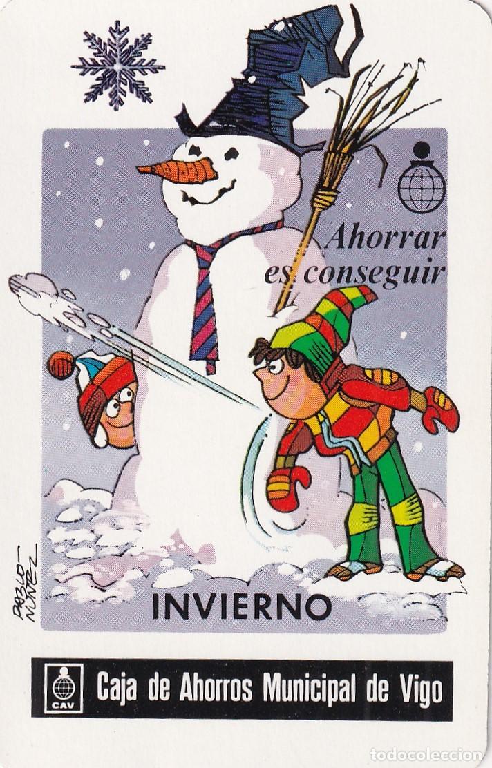 Collectionnisme Calendriers: Calendario de bolsillo fournier 1983 Caja ahorros municipal de Vigo. Invierno.