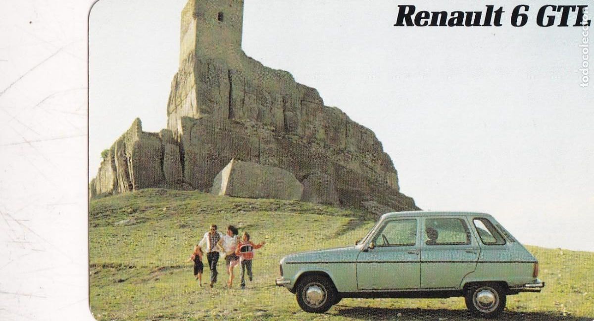 Collectionnisme Calendriers: Calendario de bolsillo fournier 1982 RENAULT 6 GTL