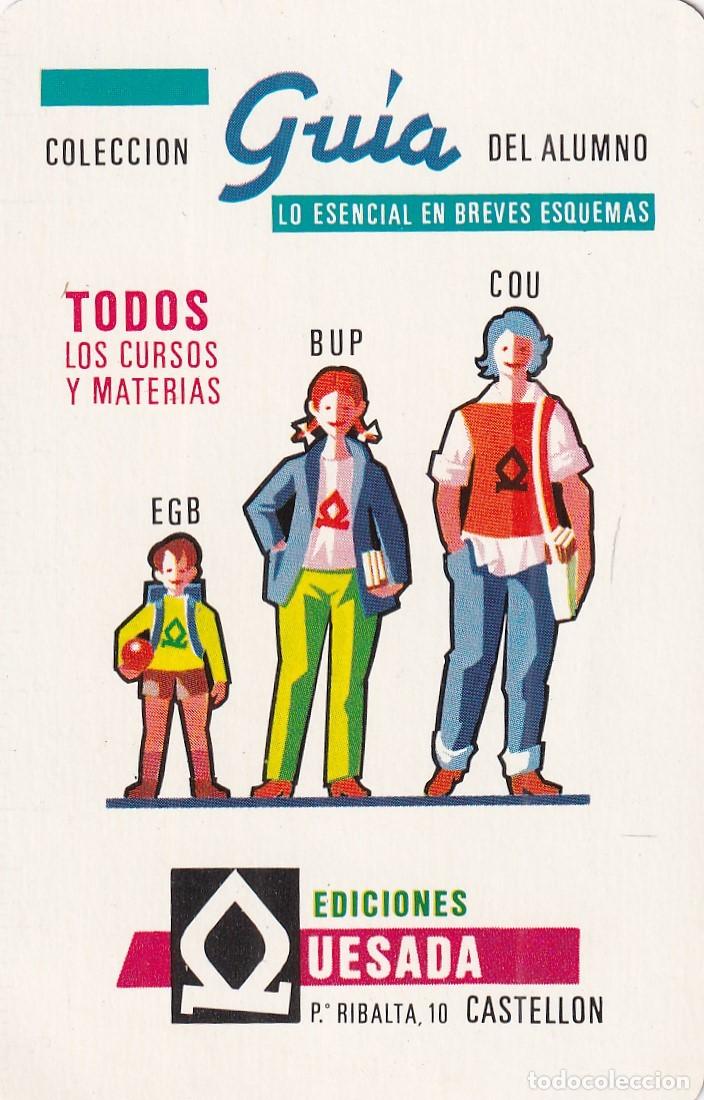 Coleccionismo Calendarios: Calendario de bolsillo fournier 1981 GUIA EDICIONES QUESADA