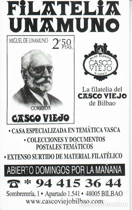 Coleccionismo Calendarios: CALENDARIO CON LOS PARTIDOS DE F&Uacute;TBOL - 2000-01 - ATHLETIC DE BILBAO - FILATELIA UNAMUNO