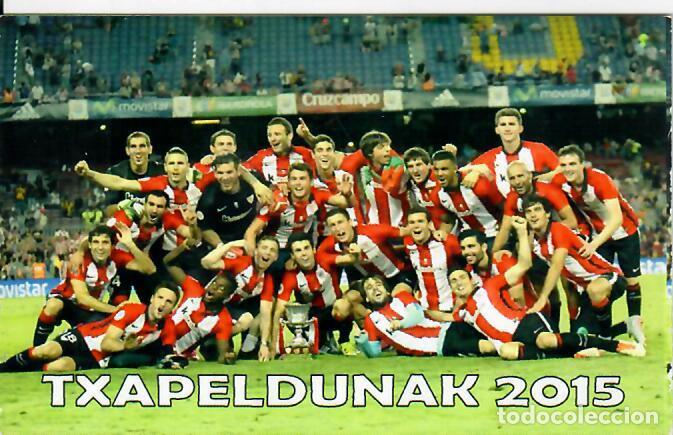 Coleccionismo Calendarios: CALENDARIO CON LOS PARTIDOS DE F&Uacute;TBOL - 2015-16 - ATHLETIC DE BILBAO