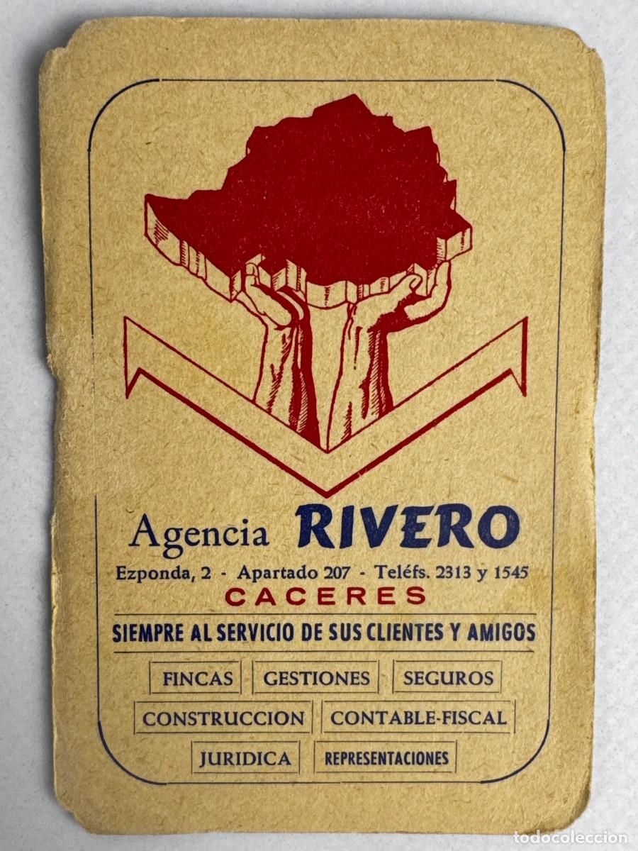 Collectables Calendars: CALENDARIO DE BOLSILLO NO FOURNIER - 1960 AGENCIA RIVERO CACERES