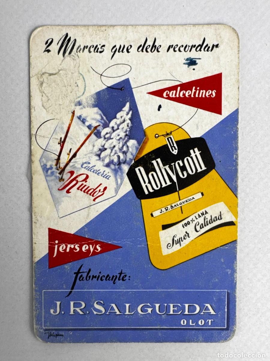 Sammeln von Kalendern: CALENDARIO DE BOLSILLO NO FOURNIER - 1962 RUIDOR ROLLYCCOTT CALCETINES JERSEYS