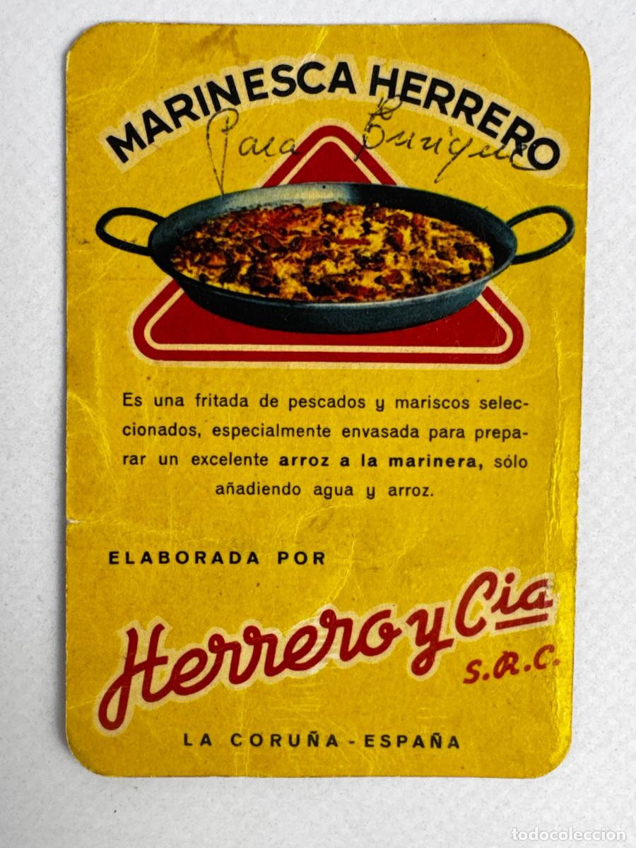 Coleccionismo Calendarios: CALENDARIO DE BOLSILLO NO FOURNIER - 1963 MARINESCA HERRERO LA CORU&Ntilde;A