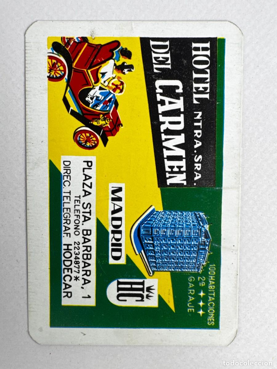 Coleccionismo Calendarios: CALENDARIO DE BOLSILLO NO FOURNIER - 1964 HOTEL NTRA SRA DEL CARMEN MADRID