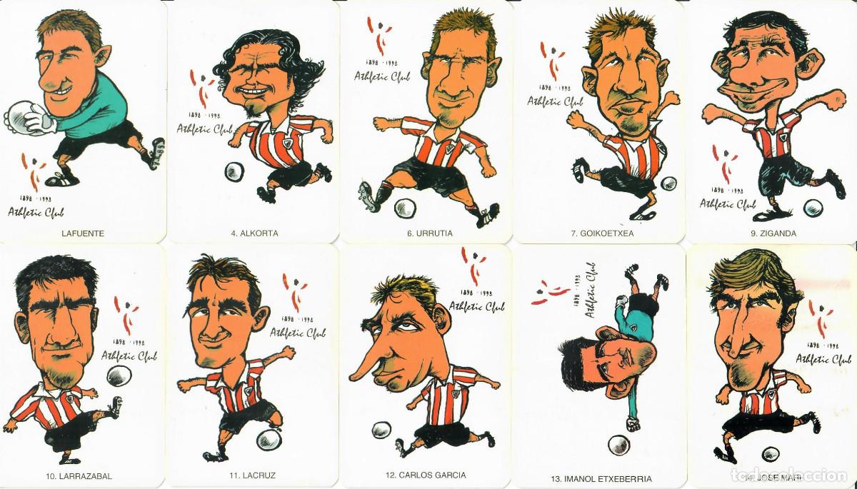 Coleccionismo Calendarios: 19 CALENDARIOS DE BOLSILLO F&Uacute;TBOL - A&Ntilde;O 1998 - ATHLETIC DE BILBAO