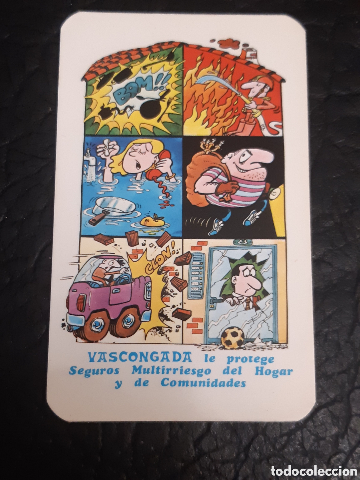 Coleccionismo Calendarios: Calendario seguros Vascongada 1985