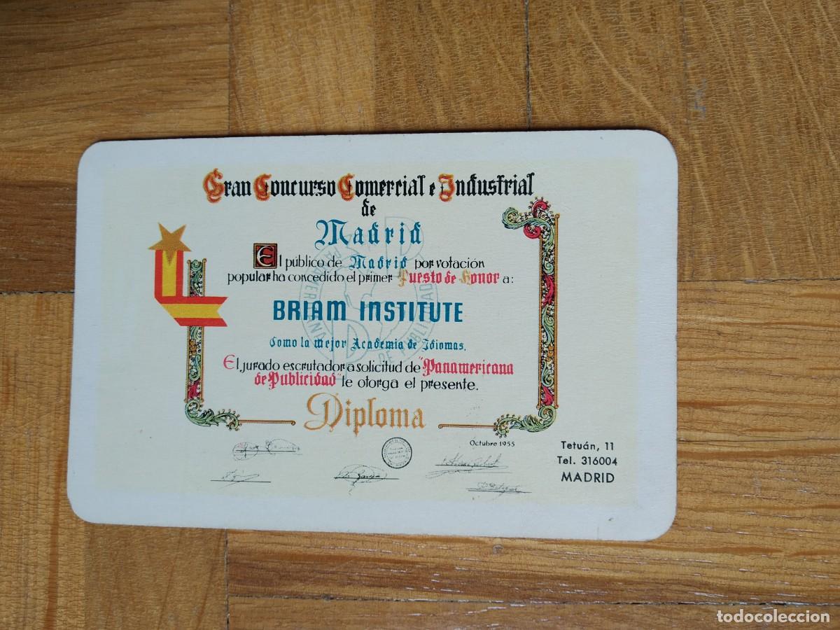 Colecionismo Calend&aacute;rios: CALENDARIO FOURNIER BRIAM A&Ntilde;O 1961 VER FOTOS VER FOTOS