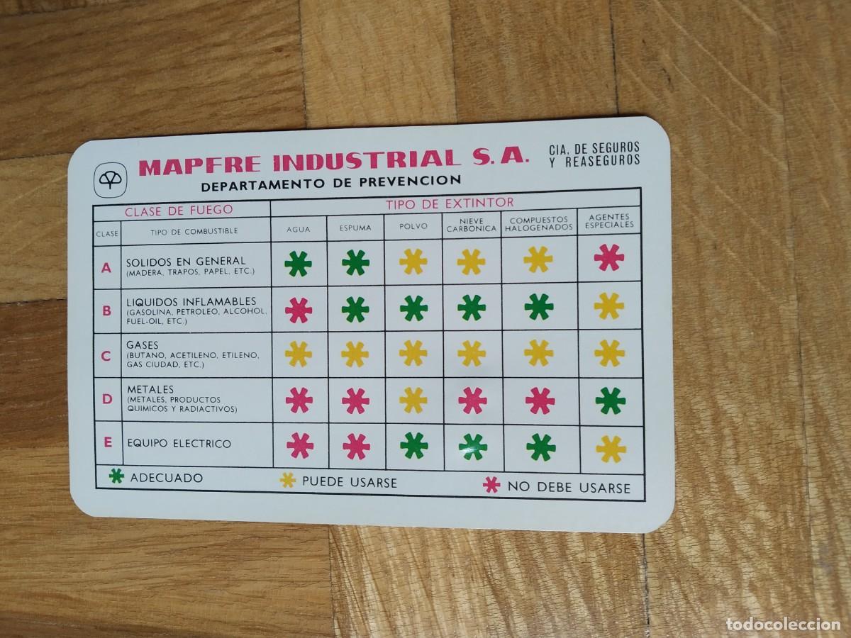 Colecionismo Calend&aacute;rios: CALENDARIO FOURNIER MAPFRE INDUSTRIAL S.A A&Ntilde;O 1976 VER FOTOS