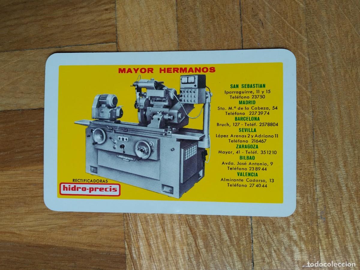 Collectables Calendars: CALENDARIO FOURNIER MAYOR HERMANOS RECTIFICADORAS HIDRO PRECIS A&Ntilde;O 1966 VER FOTOS