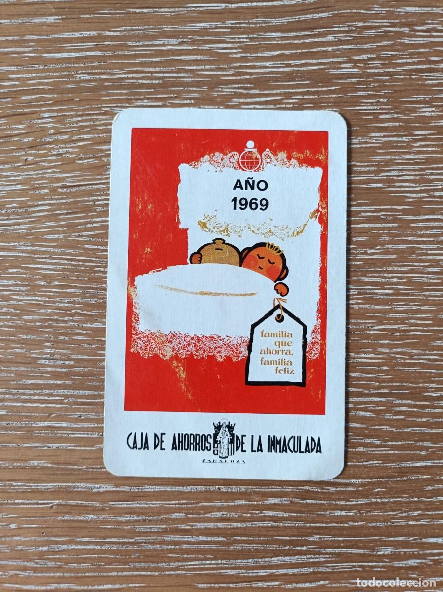 Sammeln von Kalendern: CALENDARIO BOLSILLO - A&Ntilde;O 1969 - CAJA DE AHORROS DE LA INMACULADA CAI - FOURNIER - BANCO