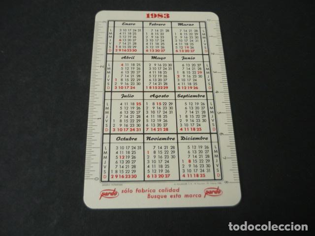 Coleccionismo Calendarios: CALENDARIO DE BOLSILLO FOURNIER 1983 1984 PARDO