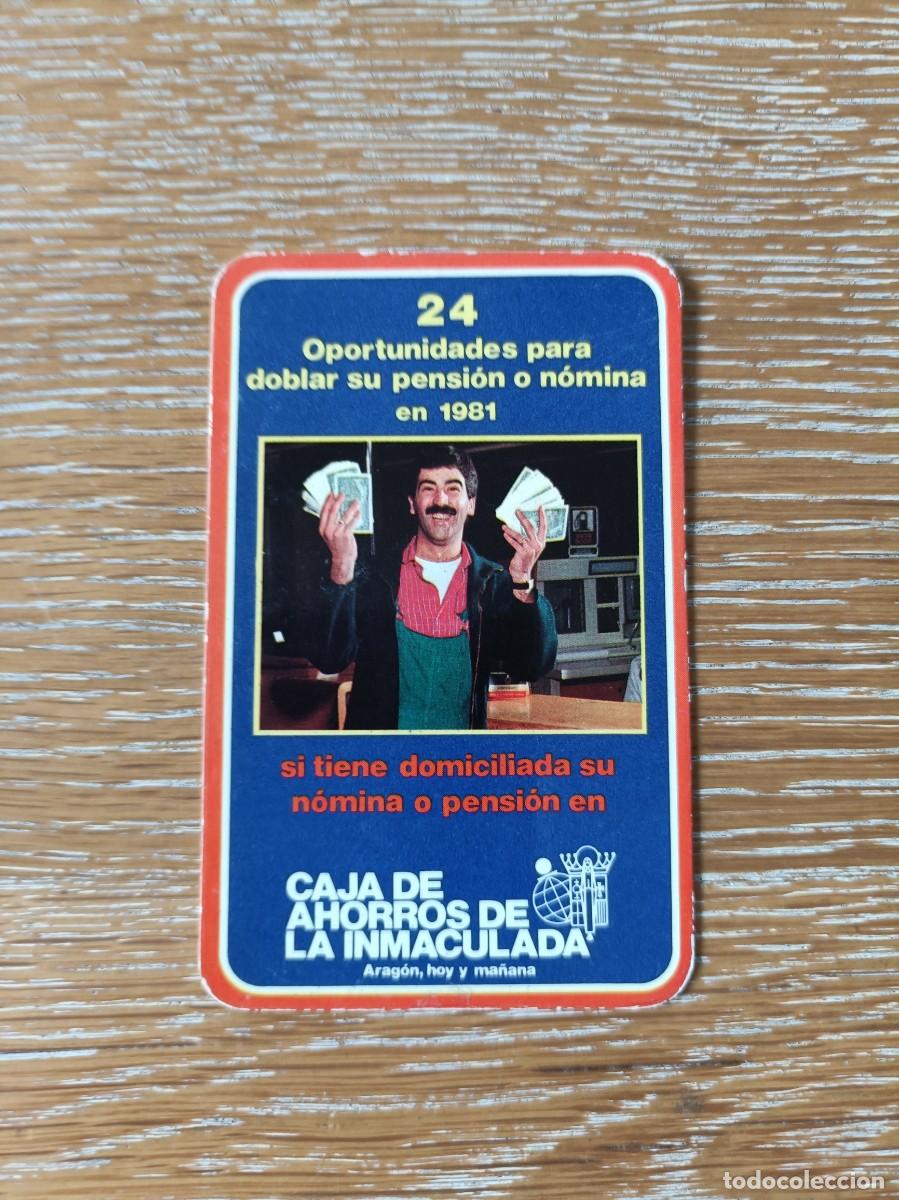 Coleccionismo Calendarios: CALENDARIO BOLSILLO - A&Ntilde;O 1981 - CAJA DE AHORROS DE LA INMACULADA CAI - BANCO