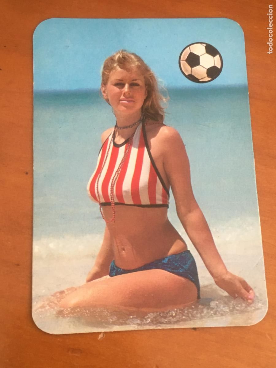 Coleccionismo Calendarios: calendario futbol chica 1976