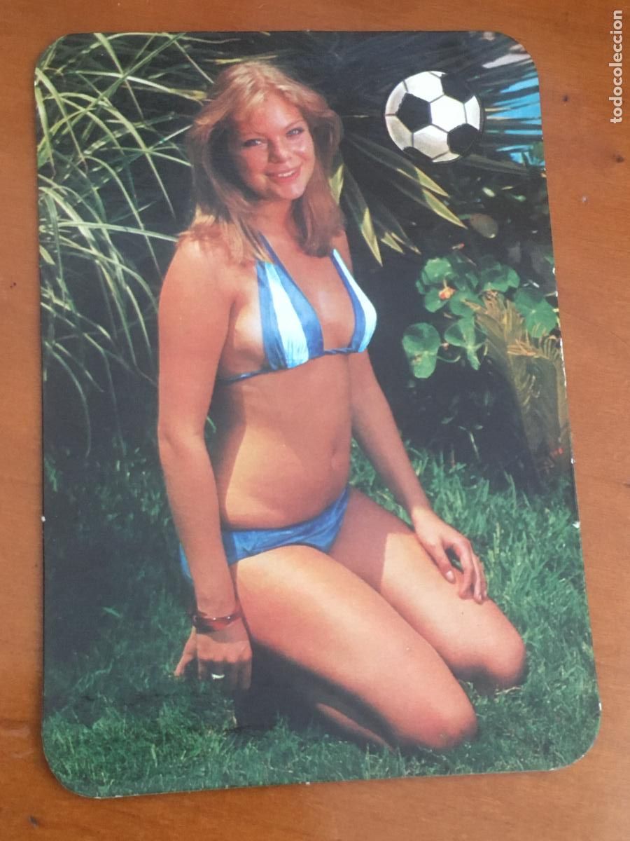 Coleccionismo Calendarios: calendario futbol chica 1976 perfecto estado
