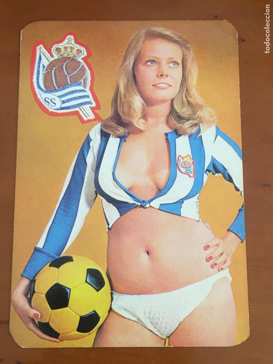 Coleccionismo Calendarios: real sociedad calendario futbol chica 1977 perfecto estado