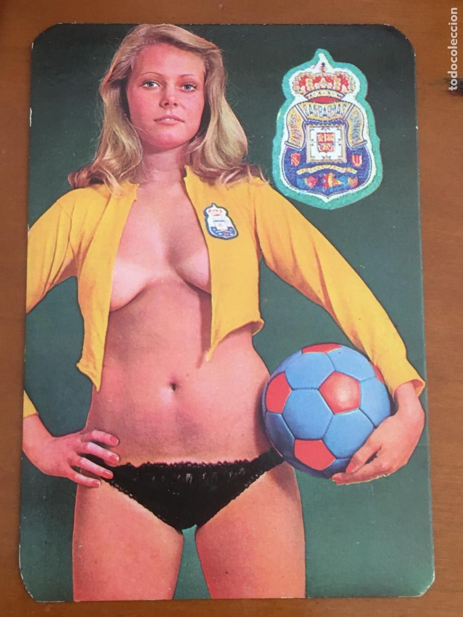 Coleccionismo Calendarios: las palmas calendario futbol chica 1977 perfecto estado