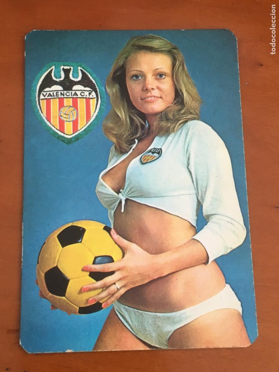 Colecionismo Calend&aacute;rios: valencia calendario futbol chica 1977 perfecto estado
